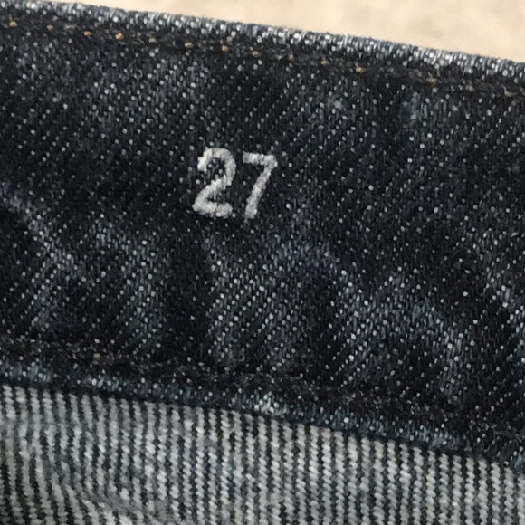 Gap Denim Shorts Womens 27 Blue Jean Summer Cuffed Boho Coastal Cowgirl Beach - Picture 6 of 11